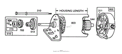 BRIGGS &amp; STRATTON MODEL 253707-0157-01 (MODEL 57360)