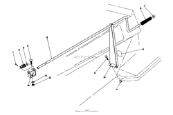 CHUTE CONTROL ASSEMBLY 36&quot; SNOWTHROWER ATTACHMENT MODEL NO. 59160 (OPTIONAL)