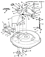 MOWER DECK AND FRONT MOUNT