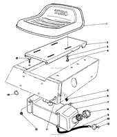 SEAT &amp; GAS TANK ASSEMBLY