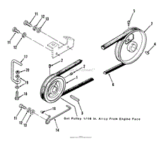 DRIVE BELT AND PULLEYS