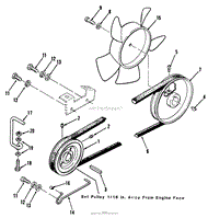 DRIVE BELT AND PULLEYS