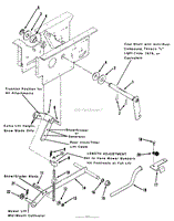 HYDROSTATIC LIFT LINKAGE 312-H &amp; 416-H