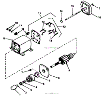 12 VOLT ELECTRIC STARTER NO. 33605