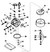 CARBURETOR NO. 632238