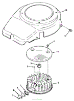 FLYWHEEL AND COVER-612-Z