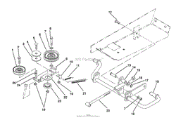 IDLER AND PEDAL SHAFT ASSEMBLY