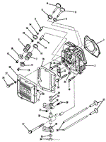 12HP ENGINE CYLINDER HEAD &amp; VALVES ASSEMBLY