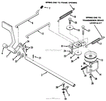 BRAKE &amp; IDLER ASSEMBLY (210-5 &amp; 212-5)