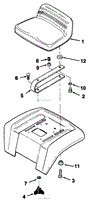 SEAT ASSEMBLY (210-5 &amp; 210-H)