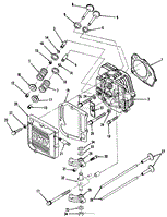 12HP ENGINE CYLINDER HEAD AND VALVES ASSEMBLY