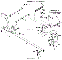 BRAKE &amp; IDLER ASSEMBLY (212-5)