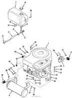 ENGINE, FUEL &amp; EXHAUST ASSEMBLY