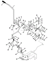 CLUTCH, BRAKE AND SPEED CONTROL LINKAGE - 520-H