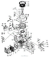 CYLINDER, FLYWHEEL, COVERS &amp; LINKAGE