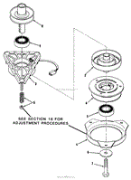 ENGINE PULLEY &amp; PTO CLUTCH ASSEMBLY