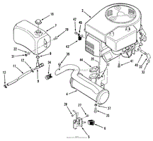 ENGINE FUEL &amp; EXHAUST ASSEMBLY