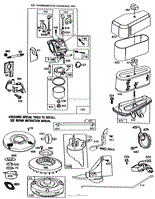 ENGINE BRIGGS &amp; STRATTON MODEL 286707-0116-01(2)