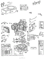 ENGINE BRIGGS &amp; STRATTON MODEL 286707-0116-01