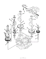 14HP ENGINE CRANKSHAFT &amp; CAMSHAFT ASSEMBLY