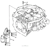 14HP ENGINE STARTER ASSEMBLY