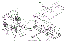 IDLER AND PEDAL SHAFT ASSEMBLY