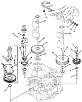 14HP ENGINE CRANKSHAFT &amp; CAMSHAFT ASSEMBLY