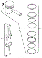 KOHLER PISTON AND RINGS