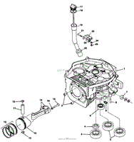 12.5HP ENGINE CYLINDER BLOCK ASSEMBLY