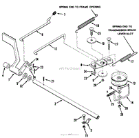 BRAKE &amp; IDLER ASSEMBLY (210-5 &amp; 212-5)