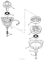 ENGINE PULLEY &amp; PTO CLUTCH ASSEMBLY