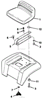 SEAT ASSEMBLY (210-5 &amp; 210-H)