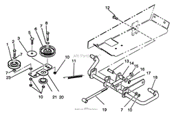 IDLER AND PEDAL SHAFT ASSEMBLY