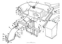 TWIN BAGGER GRASS CATCHER MODEL 59184 (OPTIONAL)