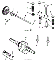 KOHLER CAMSHAFT, CRANKSHAFT AND VALVES