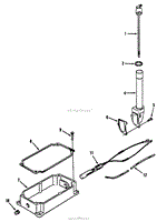 KOHLER OIL PAN AND DIPSTICK