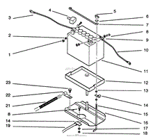 BATTERY MOUNT ASSEMBLY