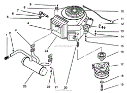 ENGINE AND CLUTCH