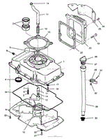 OIL BASE &amp; FILL TUBE ASSEMBLY