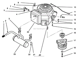 ENGINE AND CLUTCH