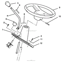 STEERING WHEEL AND CONSOLE ASSEMBLY