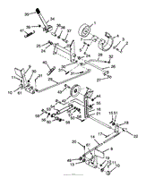 CLUTCH, BRAKE AND SPEED CONTROL LINKAGE