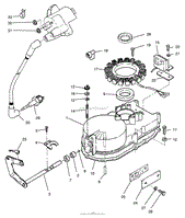 GEARCASE &amp; IGNITION ASSEMBLY