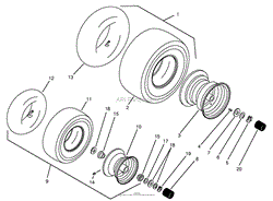 WHEELS &amp; TIRES ASSEMBLY