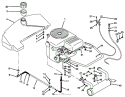 ENGINE &amp; FUEL SYSTEM ASSEMBLY