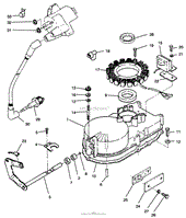 GEARCASE &amp; IGNITION ASSEMBLY