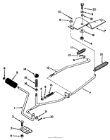 CLUTCH &amp; BRAKE LINKAGE ASSEMBLY