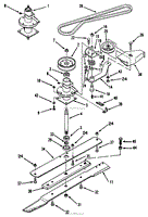 SPINDLE, PULLEYS &amp; DRIVE BELT ASSEMBLIES