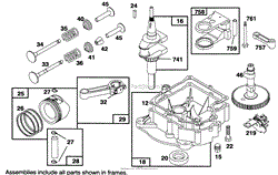 ENGINE BRIGGS &amp; STRATTON MODEL 283707-0160-01(8)