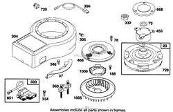 ENGINE BRIGGS &amp; STRATTON MODEL 28B707-0122-01(4)